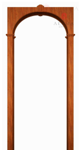 Арка Милано ПВХ (дуб золотой) унив.190 мм